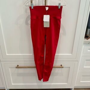 Fabletics Red Spandex Athleisure Leggings